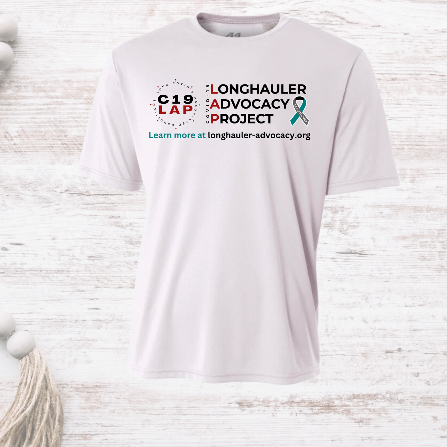 Long COVID Awareness T-Shirt - A4 Cooling Performance