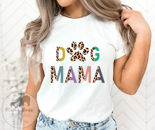 Dog Mom Colorful T-Shirt