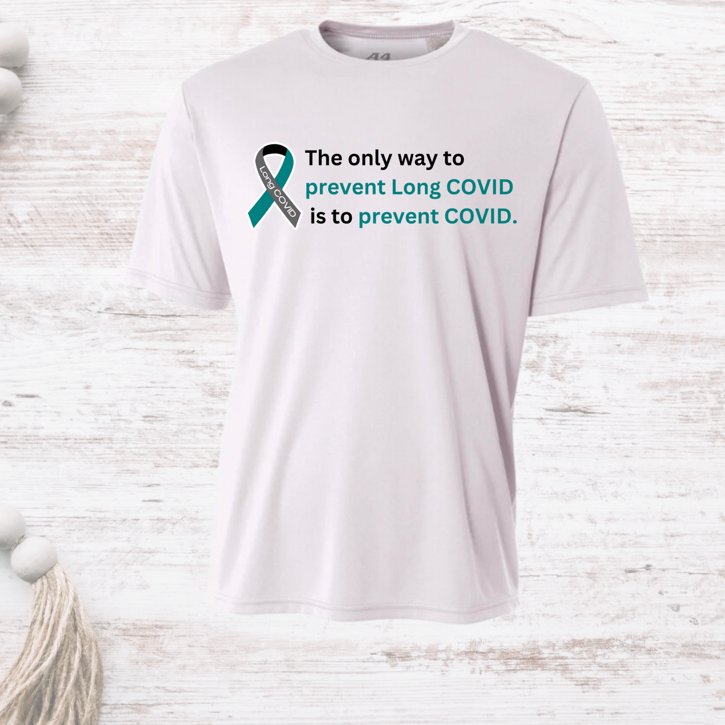 Long COVID Awareness T-Shirt - A4 Cooling Performance