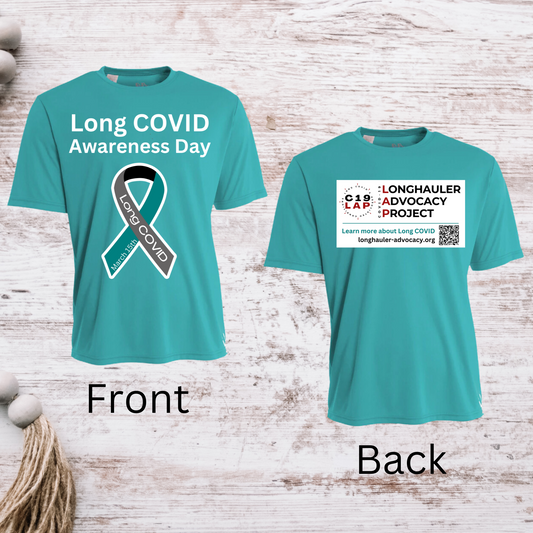 Long COVID Awareness T-Shirt - With date -A4 Cooling Performance