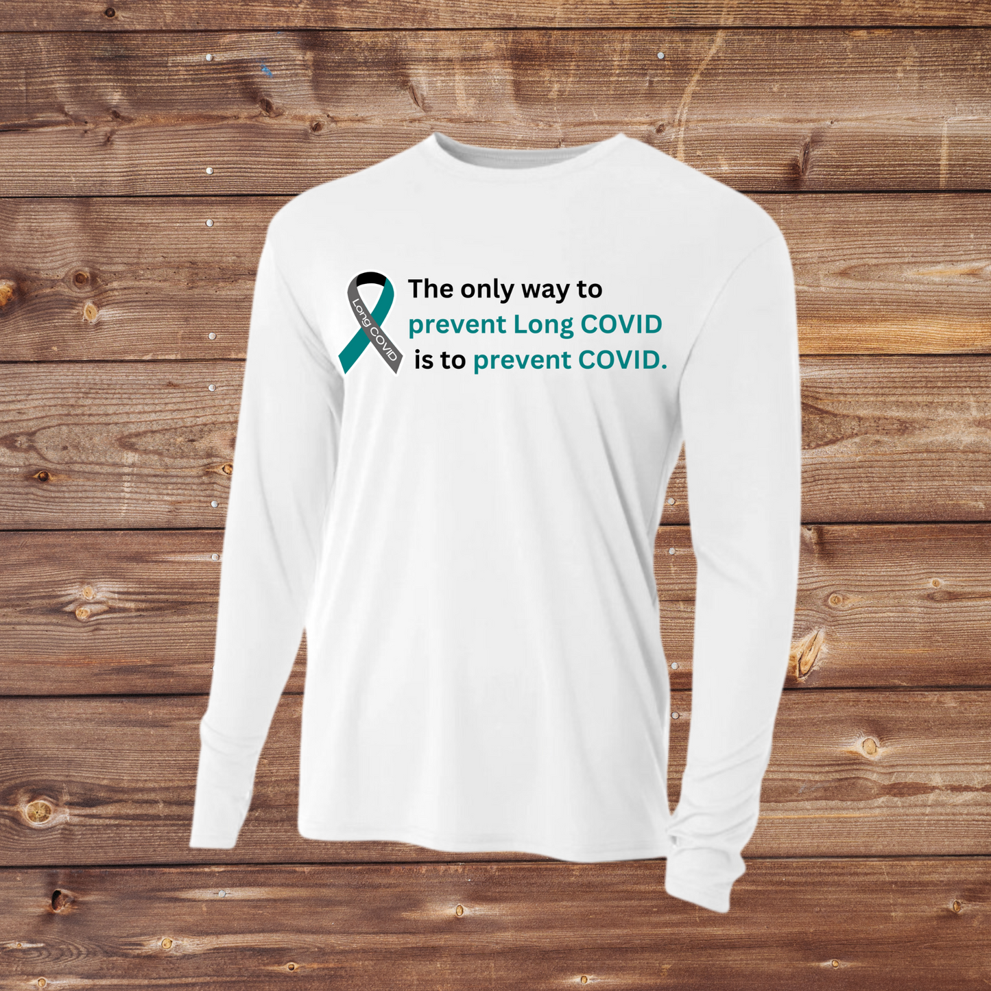 Long COVID Awareness T-Shirt - A4 Cooling Performance (Long Sleeve)