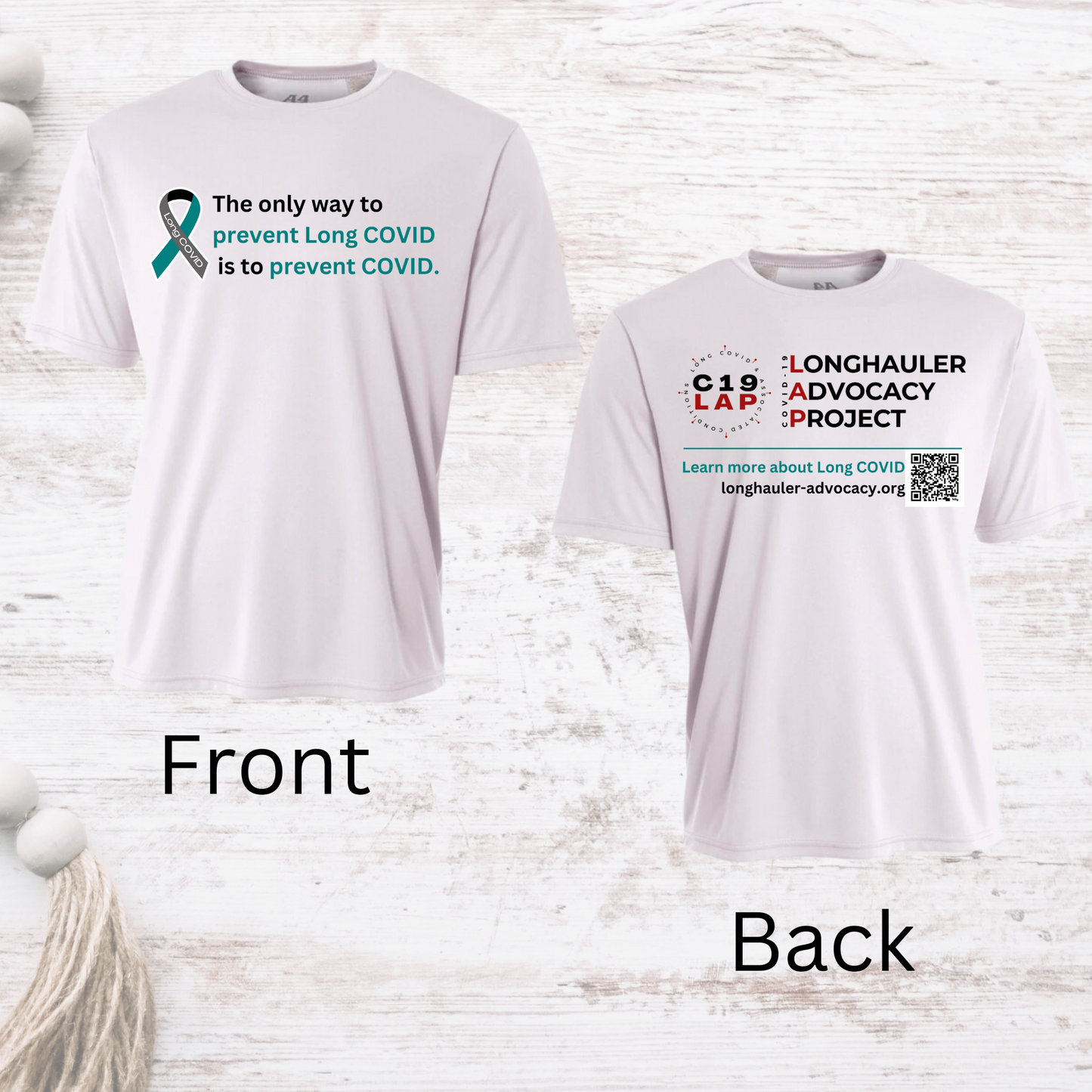 Long COVID Awareness T-Shirt - A4 Cooling Performance