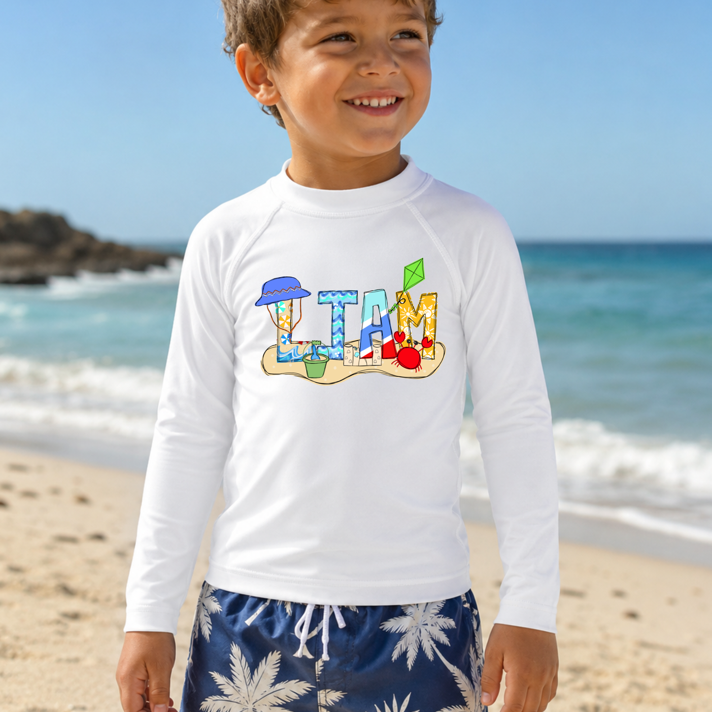 Custom Kids Rash Guard