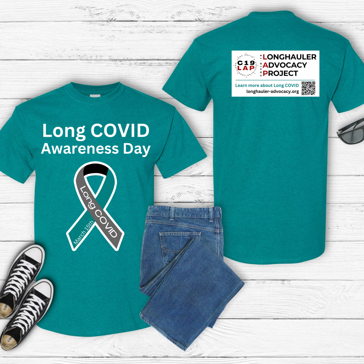 Long COVID Awareness T-Shirt - WITH DATE