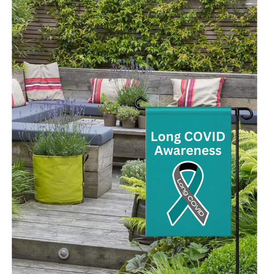 Long COVID Awareness Garden Flag