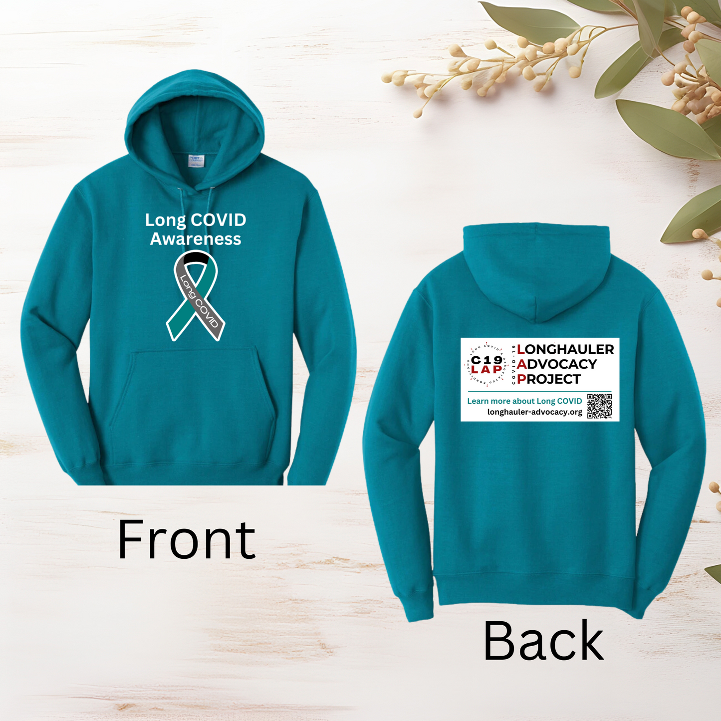 Long COVID Awareness Hoodie- NO DATE